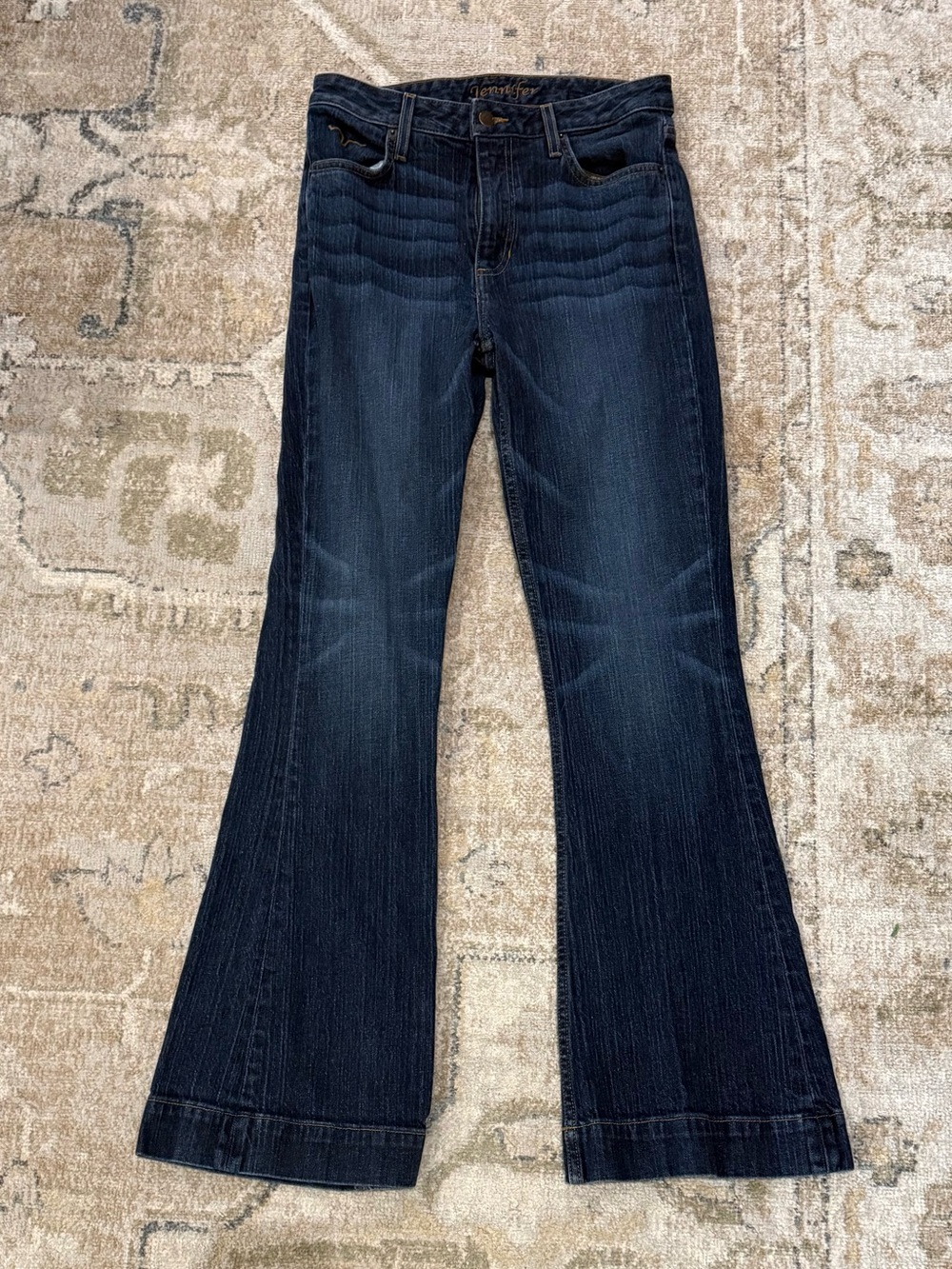 Kimes Ranch Jennifer Dark Wash Super Flare Western Jeans - Womens 6/32